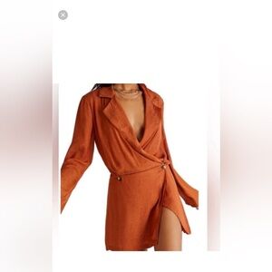 Free People Simone Dress in Cinnaber SZ Small